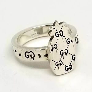 Gucci Ghost Pineapple Ring sz 8